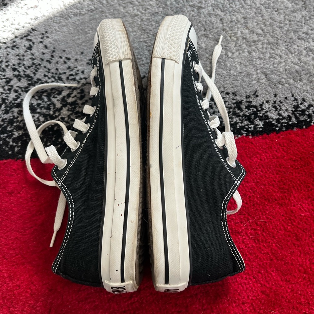 Converse Black & White Low Top Sneakers - Picture 3 of 7